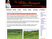Tablet Screenshot of blogdomilton.com.br